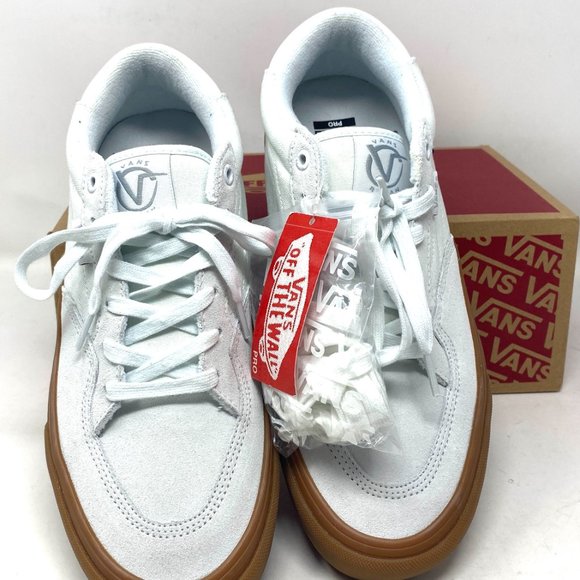 🍃March Sale🍃 VANS Roman Pro Pearl Gum Suede Canvas Women’s Size 9 VN0A4TZCW8S - Picture 13 of 14